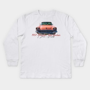 1957 Chrysler New Yorker 2 Door Hardtop Kids Long Sleeve T-Shirt